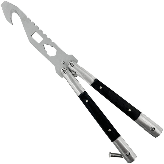 Tuxedo Black Butterfly Style Multitool Blade Trainer
