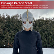 Valkyrie's Guard Carbon Steel Battle Helmet