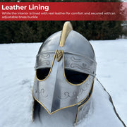 Valkyrie's Guard Carbon Steel Battle Helmet