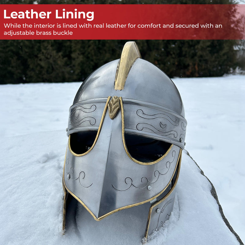 Valkyrie's Guard Carbon Steel Battle Helmet