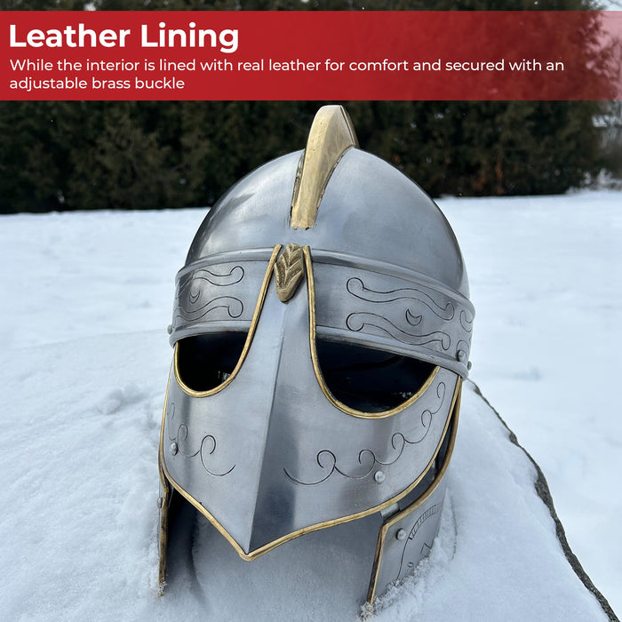 Valkyrie's Guard Carbon Steel Battle Helmet