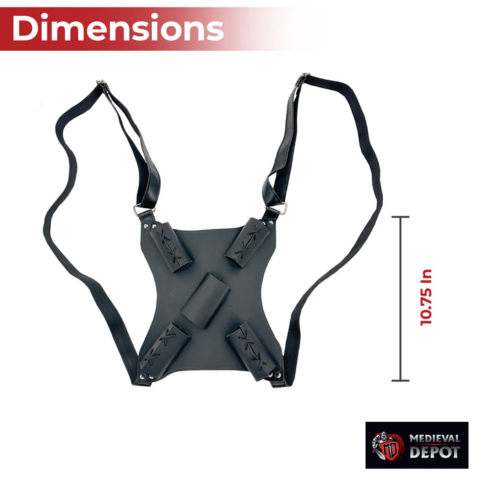 Universal Rogue Twin Sword Back Sheath