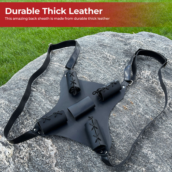 Universal Rogue Twin Sword Back Sheath