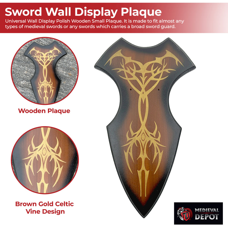 Universal Sword Wall Display Plaque