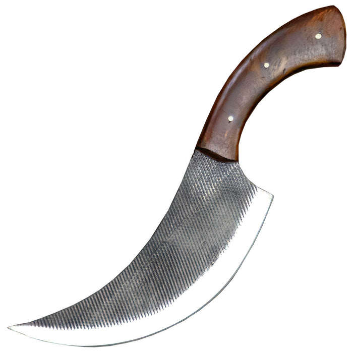 Upswept Forged Full Tang Deer Nation Skinning Knife