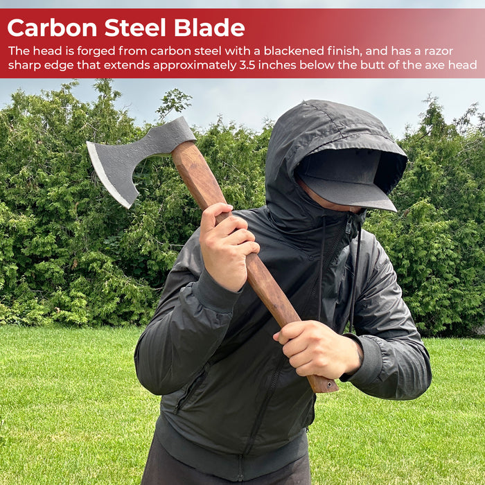 Viking Age Scandinavian Skeggøx Battle Axe | Plain Handle