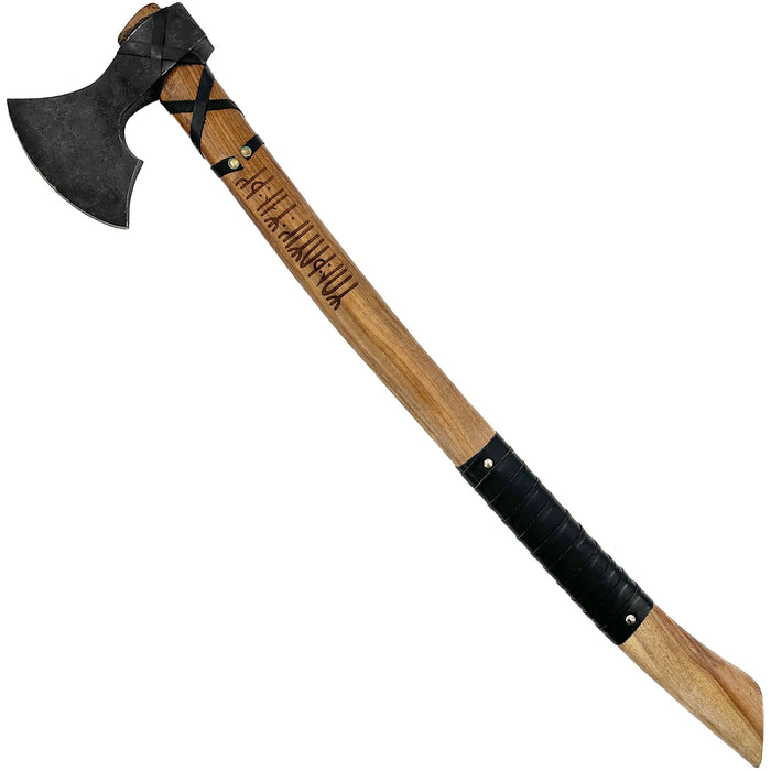 Viking Battle Ready Wolf Heathen War Axe