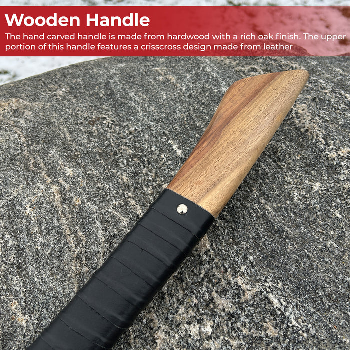 Viking Battle Ready Wolf Heathen War Axe