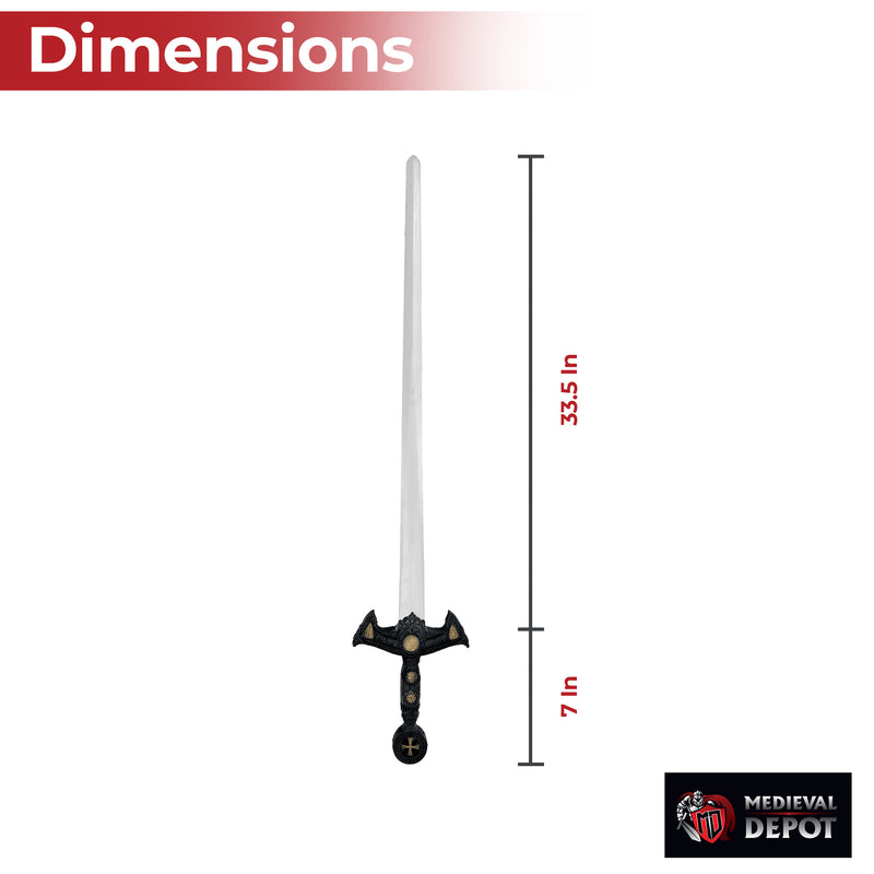 Vow of Poverty Knights Templar Foam Sword