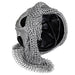 Vandals Wrath Forged Steel Gothic Helmet with Chainmail Defense