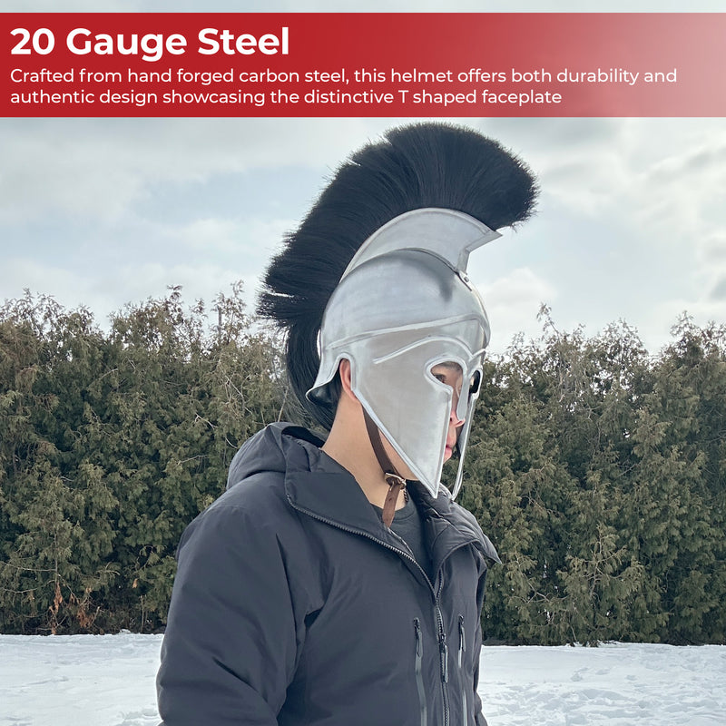 Warriors Pride Corinthian Helmet with Black Plume