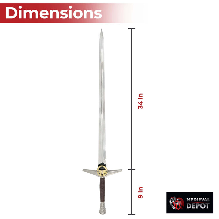 Witcher - Geralt's Steel Sword with Renfri’s Brooch