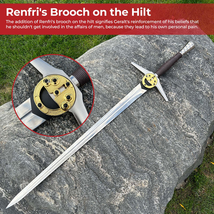 Witcher - Geralt's Steel Sword with Renfri’s Brooch