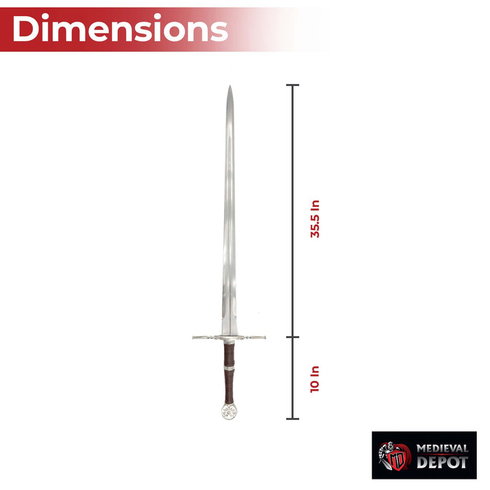 Witcher - Hunters Wild Silver Wolf Battle Sword