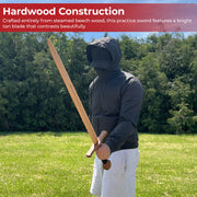 Wooden Medieval Beech Wood Arming Sword