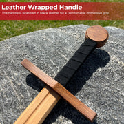 Wooden Medieval Beech Wood Arming Sword