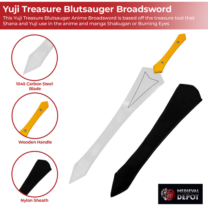 Yuji Treasure Blutsauger Anime Broadsword