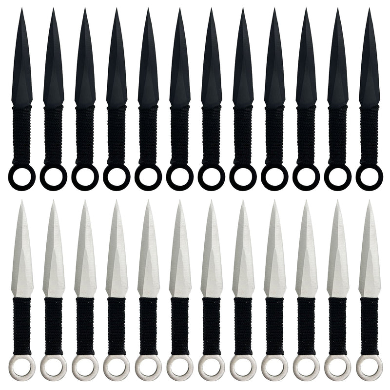 Yin Yang 24-Piece Throwing Knife Set