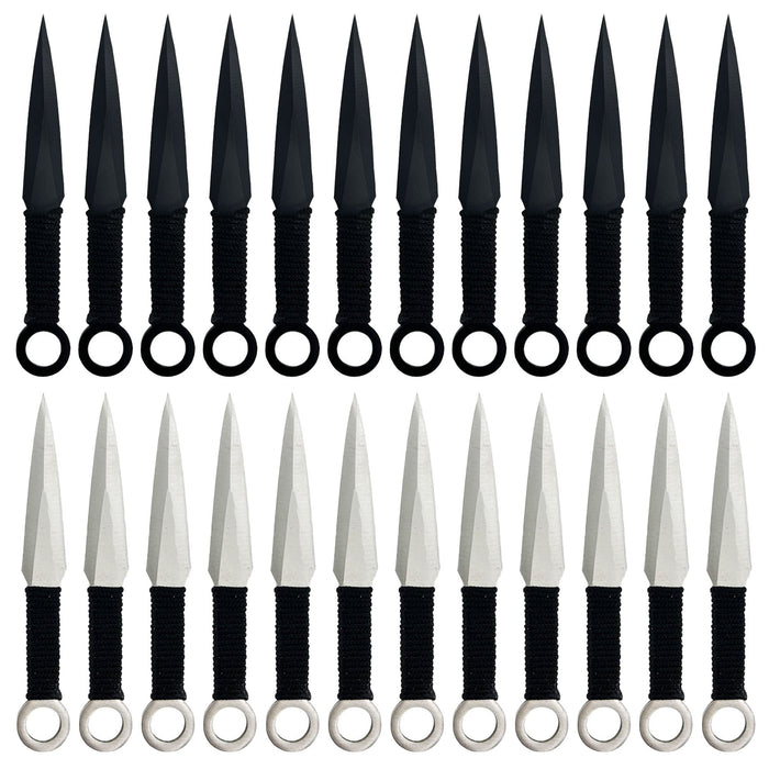 Yin Yang 24-Piece Throwing Knife Set