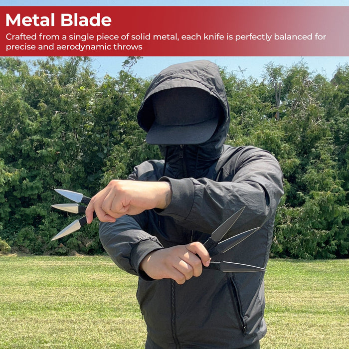 Yin Yang 24-Piece Throwing Knife Set