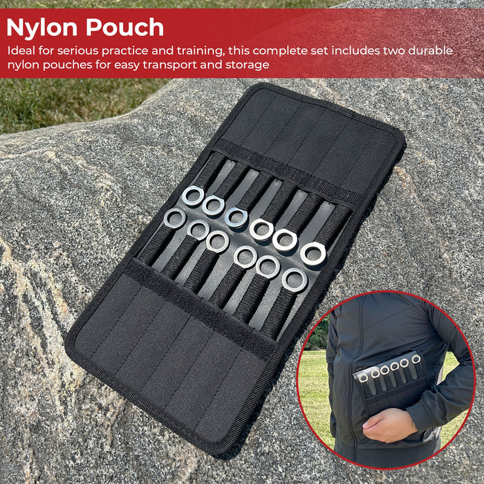 Yin Yang 24-Piece Throwing Knife Set