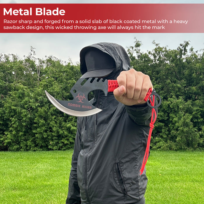 Zed Skullsplitter Throwing Axe - Red