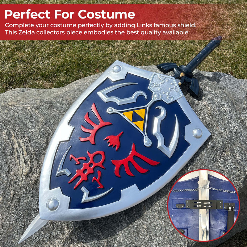 Zelda Hylian Link Triforce Shield