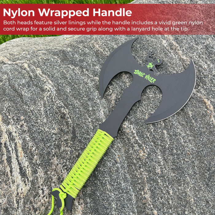 Zombie Killer Double Bit Full Tang Axe