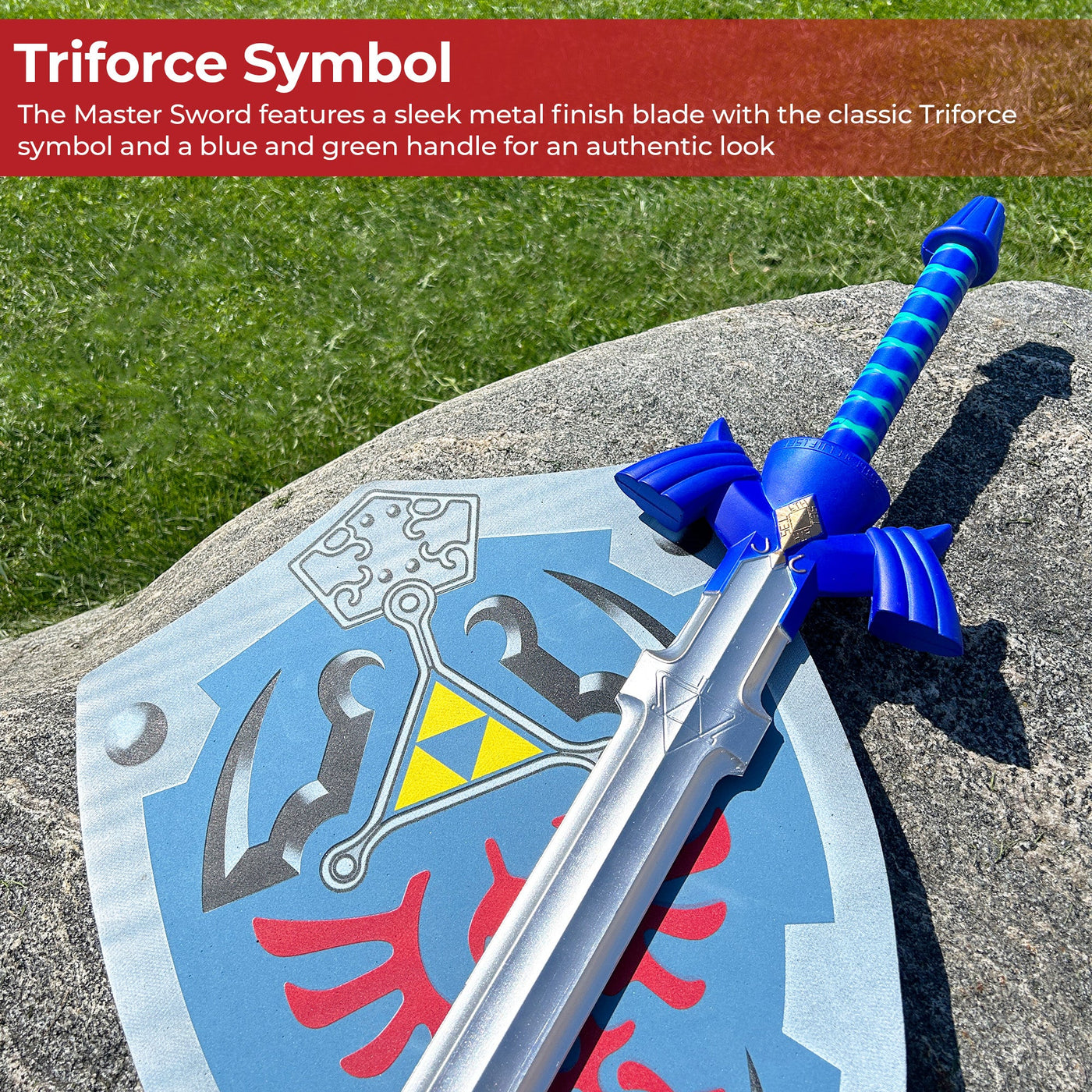Zelda Link Master Sword and Hylian Shield Foam Set — Medieval Depot