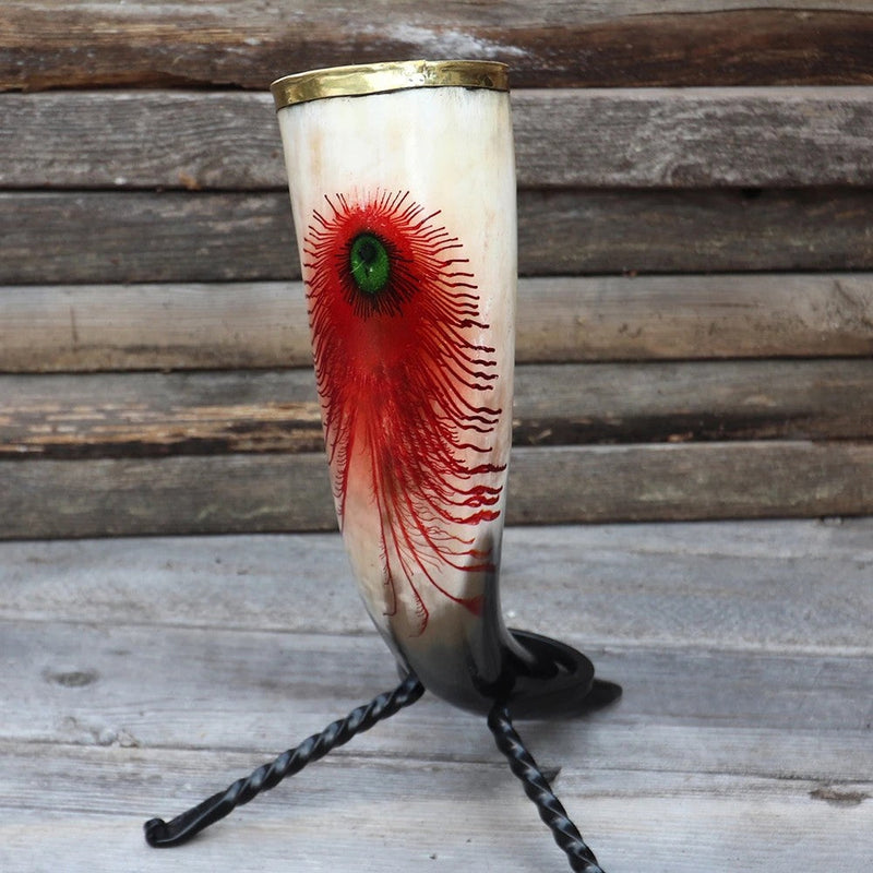 Blood Feather Drinking Horn