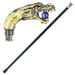 Classical Fatal Glance Basilisk Walking Cane - Medieval Depot