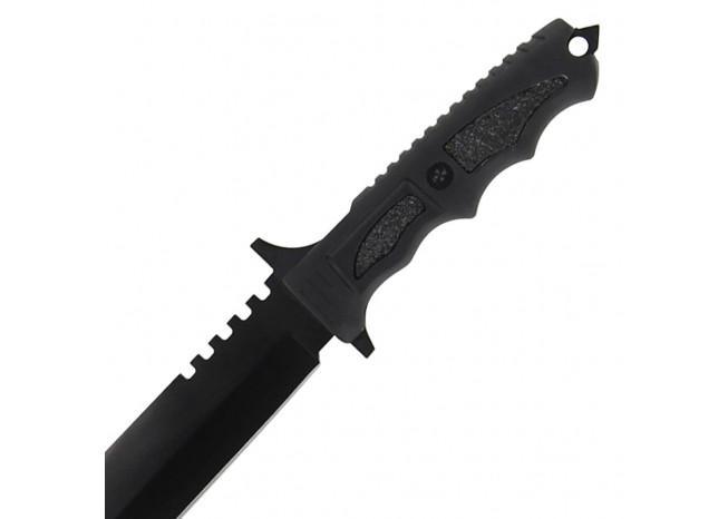 Fixed Deadly Reinforcements Blackout Knife - Medieval Depot