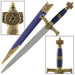 King Solomon Medieval Crusader Dagger Blue - Medieval Depot