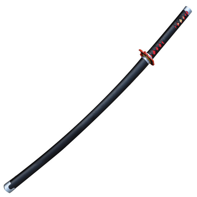 Kamado Tanjiro Collectible Demon Slayer Replica Black Nichirin Katana Sword