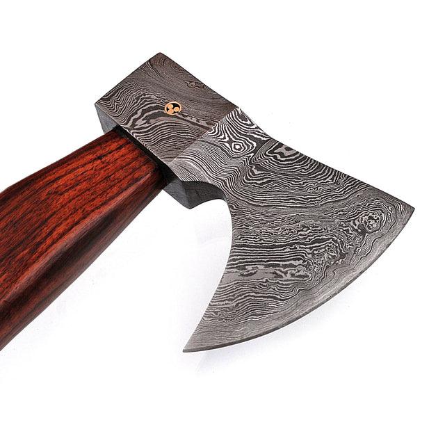 Hook Claw Damascus Steel Functional Outdoor Axe - Medieval Depot