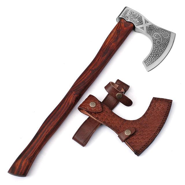 Call to Battle Carbon Steel Medieval Viking Bearded Axe - Medieval Depot
