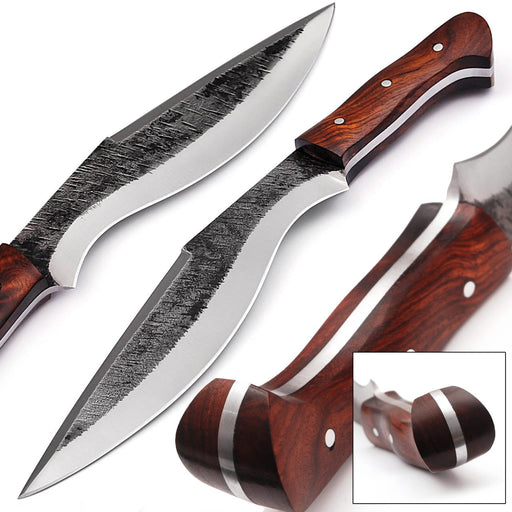 Big Game Hunter Full Tang Outdoor Kukri Machete Hunting Knife 