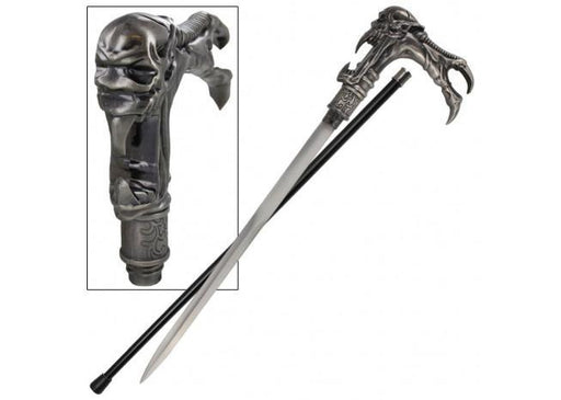 Galaxy Cyborg Alien Walking Cane Sword - Medieval Depot
