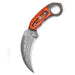 Wild Fixation Fixed Blade Damascus Karambit Knife