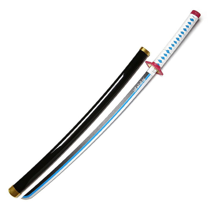 Demon Slayer Giyu Tomioka Blue Nichrin Blade Katana Sword