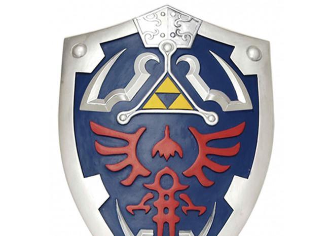 Zelda Hylian Link Triforce Shield - Medieval Depot