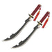 Japanese Scimitar Anime Kyouraku Shunsui Twin Sword Set - Medieval Depot