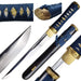 Elegant Japanese Tanto Dagger with Gold Accents