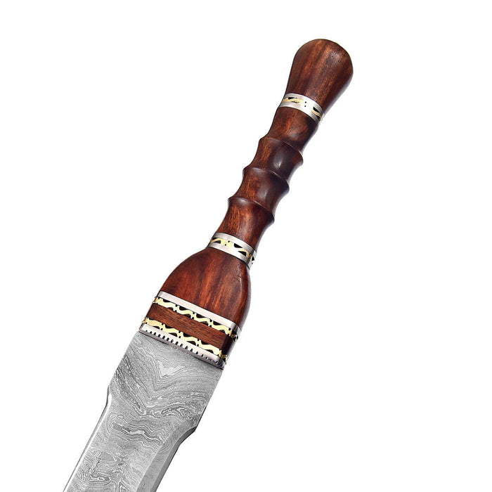 Exquisite Handmade Damascus Steel Roman Gladius Sword 