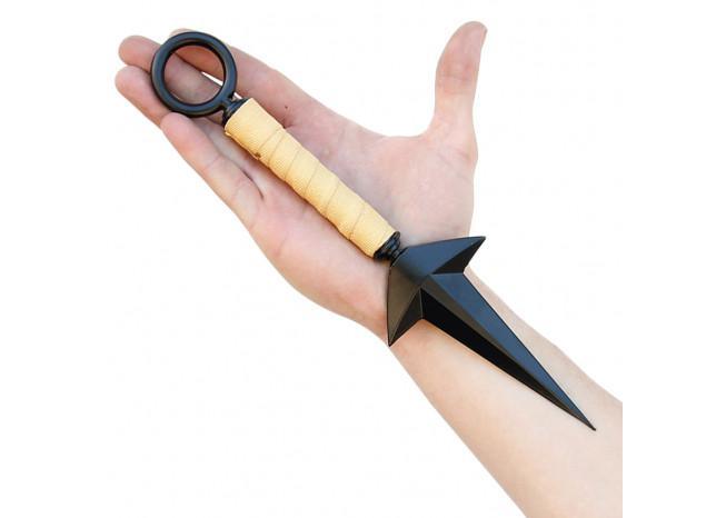 Ninja Yondaime Tri-Point Anime Kunai Knife - Medieval Depot