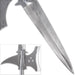 Functional Templar Knight Triple Edge Medieval Halberd Spearhead