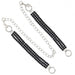 Deep Black Beaded Ankle Restraints - Medieval Depot