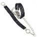 Deep Black Beaded Ankle Restraints - Medieval Depot