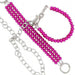 Pretty in Pink Beaded Ankle Restraints - Medieval Depot