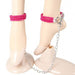 Pretty in Pink Beaded Ankle Restraints - Medieval Depot